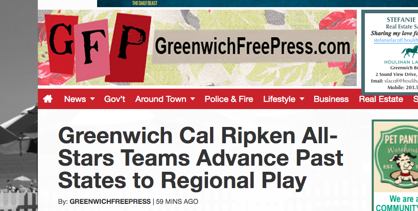 Greenwich Cal Ripken All-Star 9u, 10u & 11 u Shining!